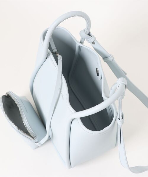「CHARLES & KEITH」 2WAYバッグ M ブラック レディース_画像6