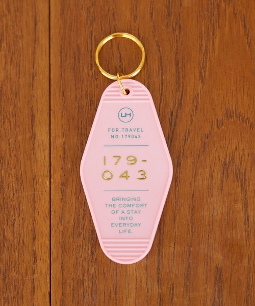 LAKOLE（ラコレ） キーホルダー 「HOTEL」モーテルキーホルダー