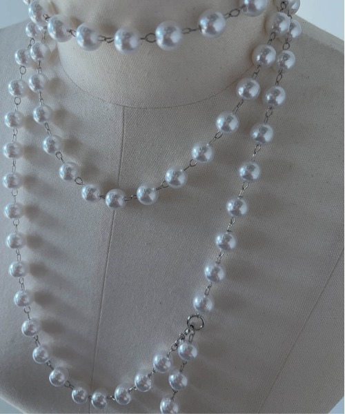 Carmelo ネックレス New Pearl Multi Way Necklace / ロングフェイク 