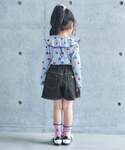 パンツ 裾フリンジスカート風キュロット キッズ...の詳細画像2