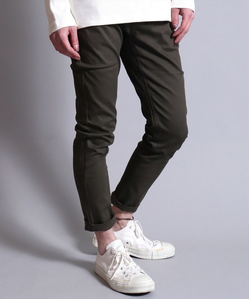 パンツ チノパン ユニセックス ツイル スキニー アンクル パンツ Bg Zozotown Paypayモール店 通販 Paypayモール