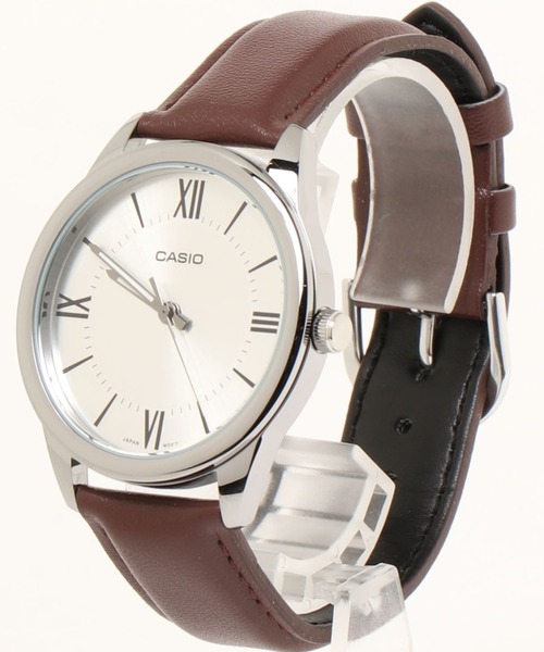 腕時計 CASIO カシオ/ ベーシックアナログ 日本製クォーツ レザーバンド 日常生活防水 //// MTP レザーシリーズ メンズ レディースの画像