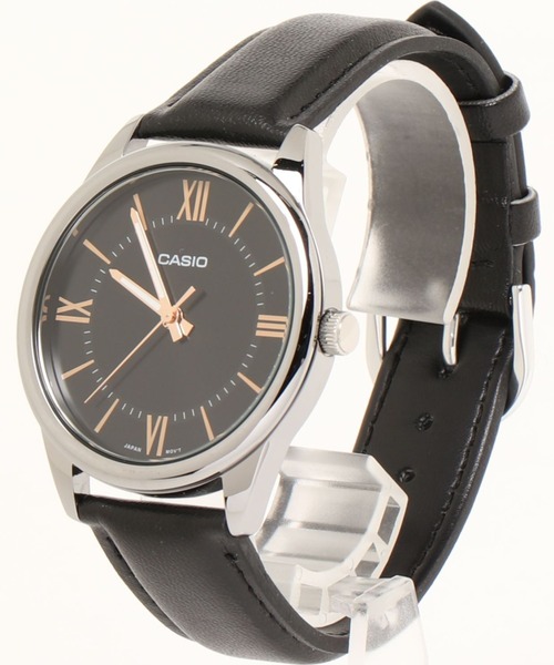 腕時計 CASIO カシオ/ ベーシックアナログ 日本製クォーツ レザーバンド 日常生活防水 //// MTP レザーシリーズ メンズ レディースの画像