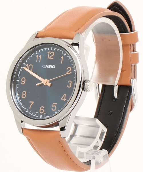 腕時計 CASIO カシオ/ ベーシックアナログ 日本製クォーツ レザーバンド 日常生活防水 //// MTP レザーシリーズ メンズ レディースの画像