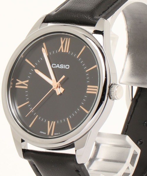 腕時計 CASIO カシオ/ ベーシックアナログ 日本製クォーツ レザーバンド 日常生活防水 //// MTP レザーシリーズ メンズ レディースの画像