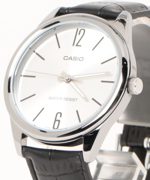 腕時計 CASIO カシオ/ ベーシックアナログ 日本製クォーツ レザーバンド 日常生活防水 //// MTP レザーシリーズ メンズ レディースの画像