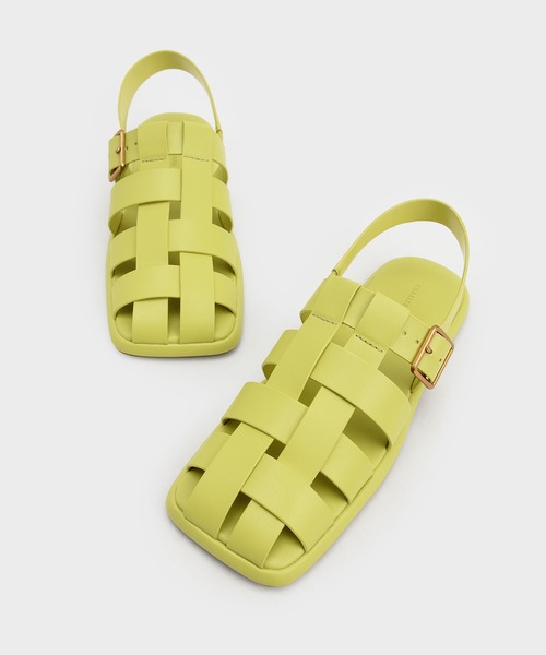 Sling back Sandal ブークレ スリングバックサンダル Sling back Sandal ブークレ スリングバックサンダル