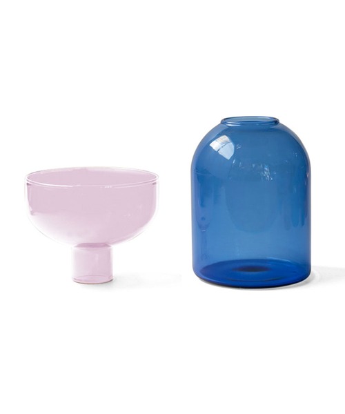 amabro（アマブロ） 花瓶 TWO TONE VASE ツートーン ベース ガラス