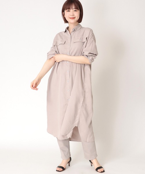 Healthy denim（ヘルシーデニム） シャツワンピース ビッグシャツ