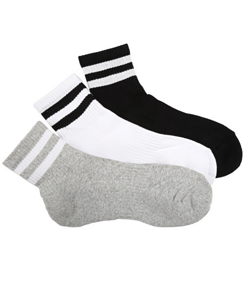 THE SOX 靴下 THESOX(ザソックス)2本ラインソックス メンズ : ZOZOTOWN