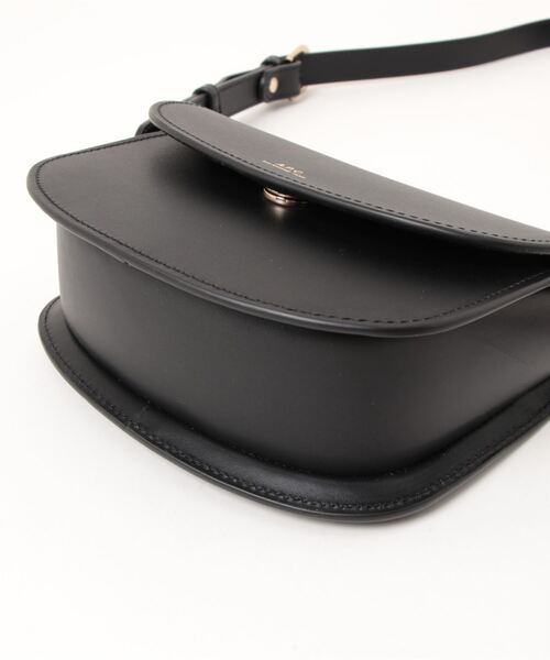 A.P.C サック　ジュネーヴ　ミニ　ブラック　値下げ中 A.P.C. (アーペーセー) SAC GENEVE mini / サックジュネーブミニ