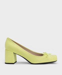 くるみもち  CHARLES & KEITH スクエアトゥ パンプス 25 くるみもち CHARLES & KEITH スクエアトゥ パンプス 25 CHARLES