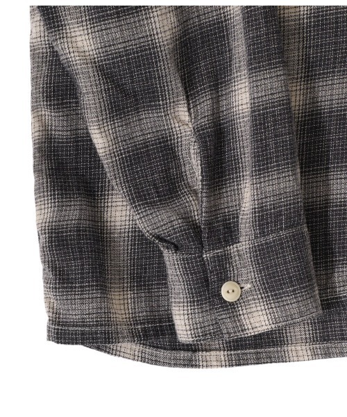 REMI RELIEF NAVY LABEL シャツ / レミレリーフ ネイビー