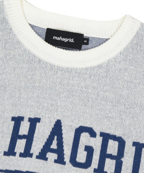MAHAGRID ニット セーター 「mahagrid/マハグリッド」COLLEGE