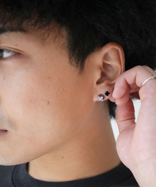 Port（ポート） ピアス アシンメトリー メンズ セット ピアス メンズ