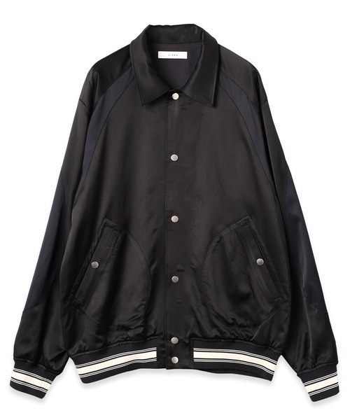 KEBOZ スタジャン DAC STUDS LEATHER VARSITY JACKET メンズ