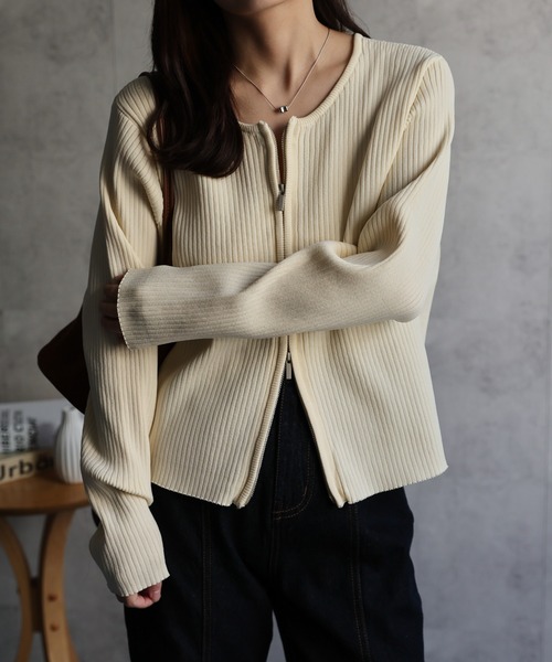 ディオール　ブティック　ジップアップニット　レディース ディオール ブティック ジップアップニット レディース