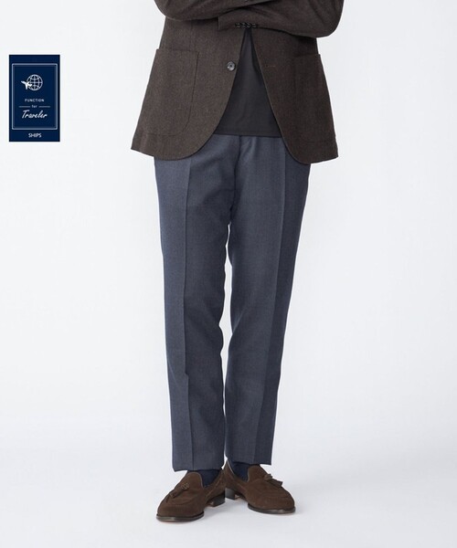 シップス（SHIPS）/SHIPS: ライト サキソニー スラックス SHIPS（シップス） スラックス SHIPS:「FUNCTION」「手洗い可能