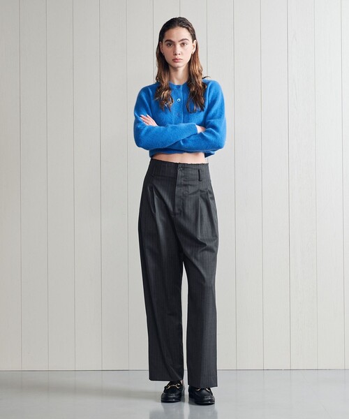 パンツ 「H」ストライプタックパンツ レディース : 77259320  