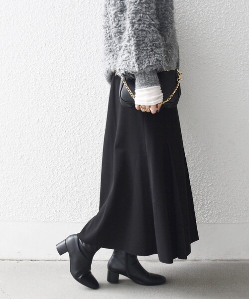 SHIPS any スカート any: エア ニードル タック ミディ : ZOZOTOWN