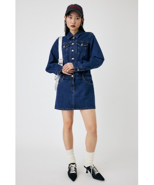 MOUSSY（マウジー） ワンピース LOW WAIST DENIM MINI ドレス 