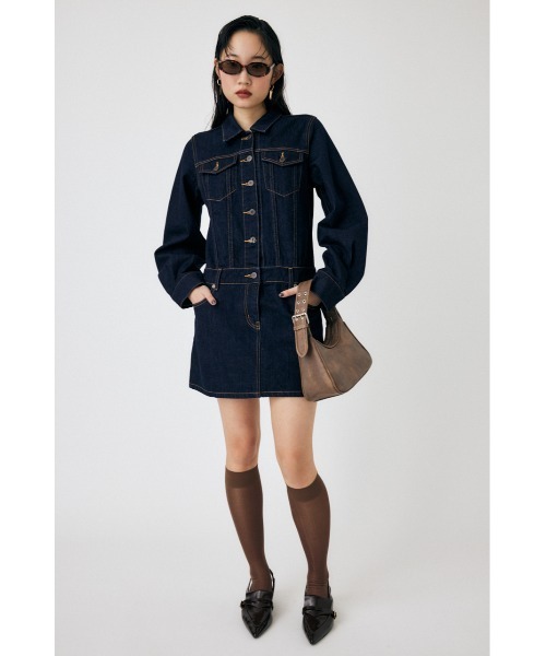 最終値下げ moussy LOW WAIST DENIM MINI ドレス MOUSSY ワンピース LOW WAIST DENIM MINI ドレス : ZOZOTOWN