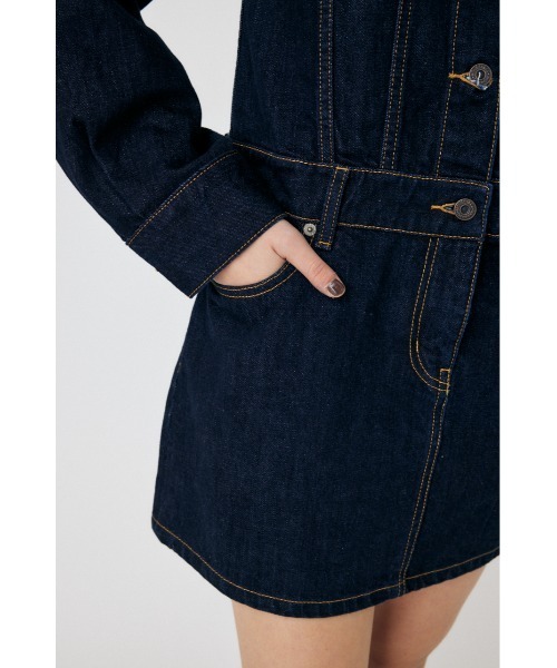 moussy｜LOW WAIST DENIM MINI ドレス | Rakuten Fashion(楽天