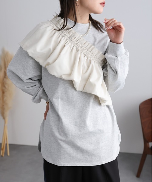 BCBG MAXAZRIA シークウィン　付け襟　ピンク系 BCBG MAXAZRIA シークウィン 付け襟 ピンク系