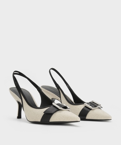 CHARLES ＆ KEITH（チャールズ&キース） パンプス バックル ポイン