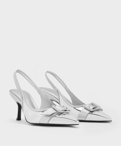 CHARLES ＆ KEITH（チャールズ&キース） パンプス バックル ポイン