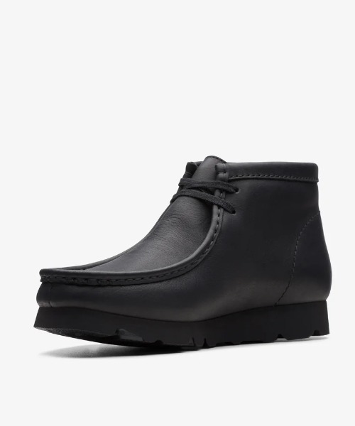 Clarks チェルシー ブーツ GTX ゴアテック 防水 レザー ブラック WallabeeGTX / メンズ ワラビーゴアテックス（ブラックレザー