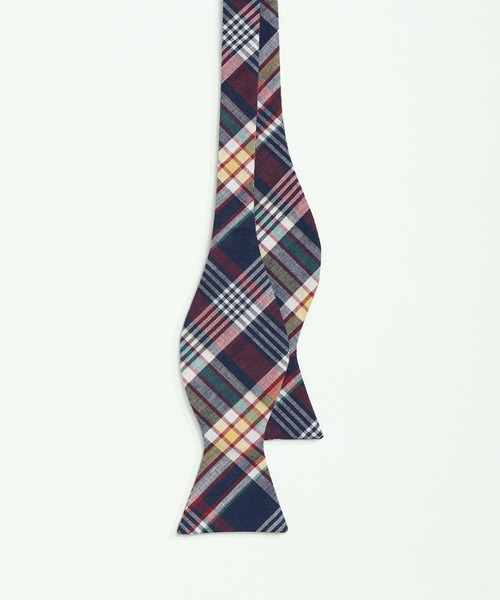 BROOKS BROTHERS 蝶ネクタイ コットン マドラスチェック