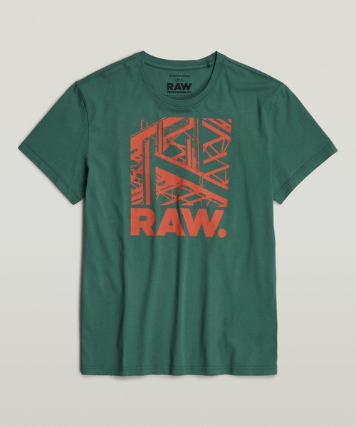 tシャツ Tシャツ メンズ RAW. CONSTRUCTION T-SHIRT/グラフィックロゴT｜zozo｜22