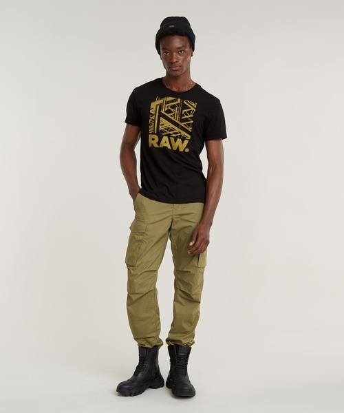 G-STAR RAW tシャツ RAW. CONSTRUCTION T-SHIRT/グラフィック