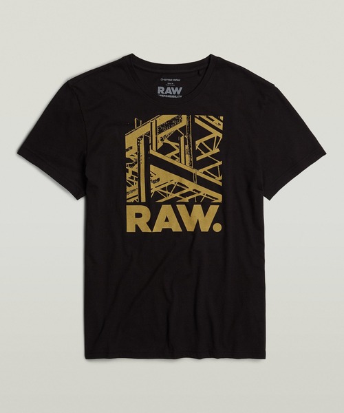 tシャツ Tシャツ メンズ RAW. CONSTRUCTION T-SHIRT/グラフィックロゴT｜zozo｜16