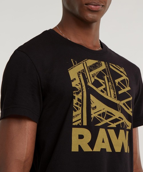 tシャツ Tシャツ メンズ RAW. CONSTRUCTION T-SHIRT/グラフィックロゴT｜zozo｜13