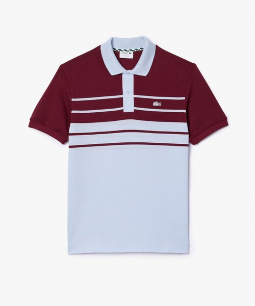 売約済！LACOSTE ポロシャツ ブラックボディ×白水色細ボーダー メンズL 楽天市場】Lacoste ラコステ（柄ボーダー）（ポロシャツ