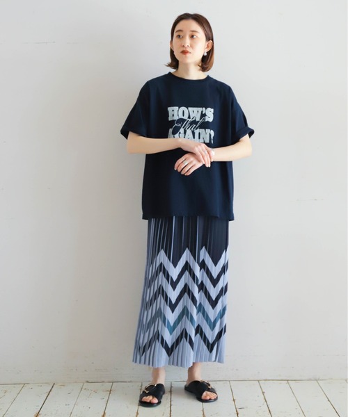 tシャツ イディオムロゴPT　ワイドTEE レディース NOMBRE IMPAIR tシャツ イディオムロゴPT ワイドTEE レディース