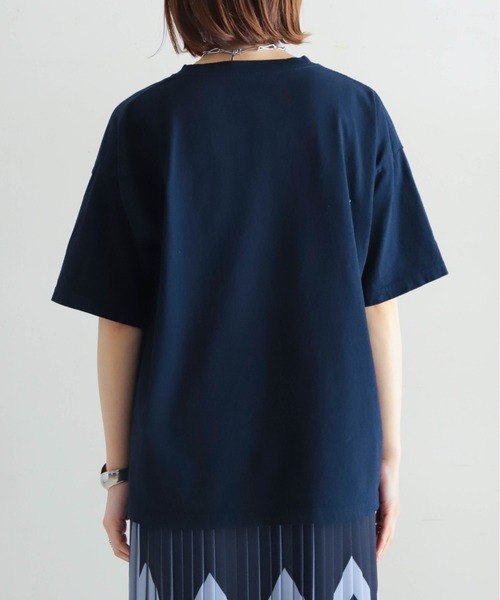 tシャツ イディオムロゴPT　ワイドTEE レディース セール】イディオムロゴPT ワイドTEE（Tシャツ/カットソー