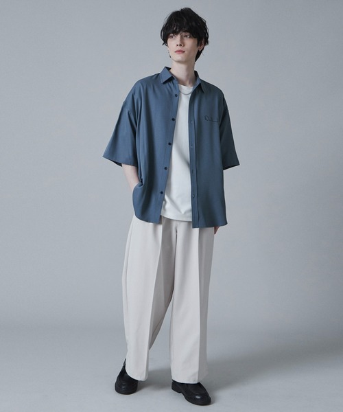 LUCY（ルーシー） シャツ LUCY/アムンゼンワンポイントBIGシャツ