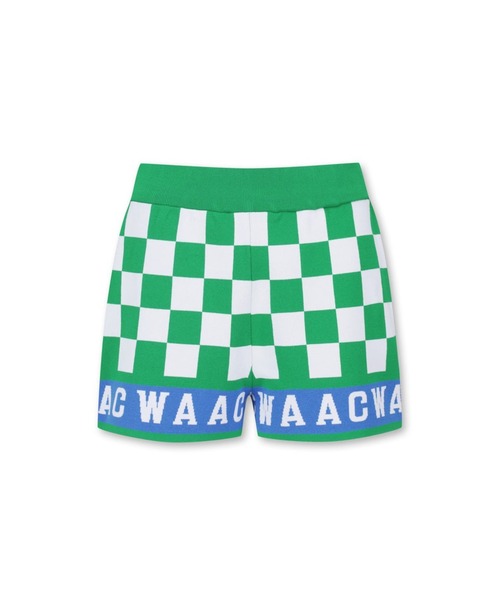 パンツ WOMENS チェッカーバリアントエリー ニットショーツ レディース