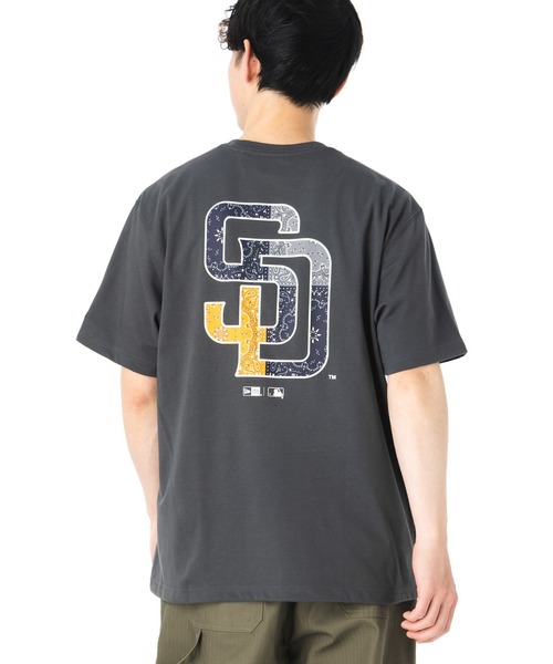 NEW ERA（ニューエラ） tシャツ 韓国企画 半袖Tシャツ MLBペイズリー