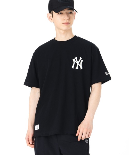 【韓国】ニューエラ■LA■半袖ロゴTシャツ■送料込 NEW ERA tシャツ ニューエラ 韓国企画 半袖Tシャツ MLB