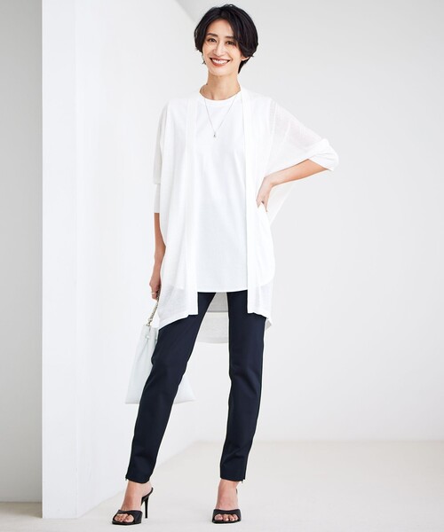 tシャツ 「接触冷感・洗える」コンパクトスムース ノースリーブTシャツ レディース ICB tシャツ 「接触冷感・洗える」コンパクトスムース