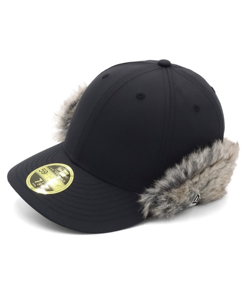 ニューエラ　LARGE 黒 フライトキャップ 耳あて付き NEWERA ニューエラ ザ トラッパー フライトキャップThe Trapper