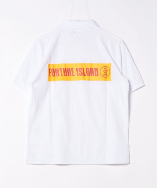 ポロシャツ 「Fortune Island Golf」NOGOLF NOLIFE POLO/バックプリント半袖ポロシャツ メンズ レディース_3