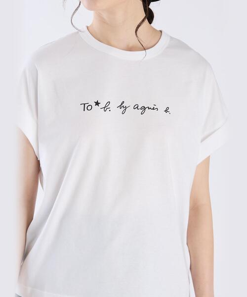 tシャツ マカロンロゴTシャツ レディース To b. by agnes tシャツ マカロンロゴTシャツ レディース