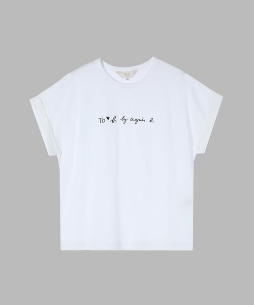 tシャツ マカロンロゴTシャツ レディース To b. by agnes tシャツ マカロンロゴTシャツ レディース