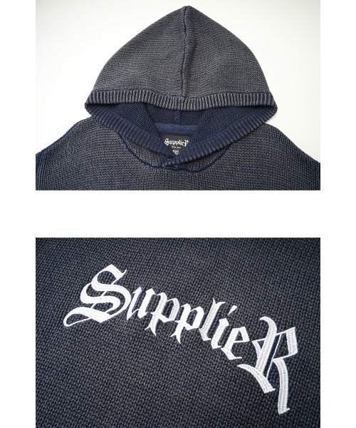SUPPLIER セーター ニット ニット｜LOGO KNIT HOODIE｜SUPPLIER｜公式 