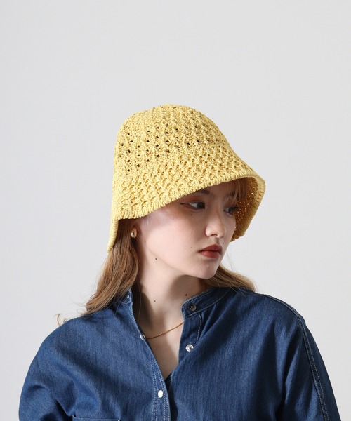 SeaRoomlynn ペーパークロシェ バケット ハット searoomlynn ペーパークロシェBucket HAT